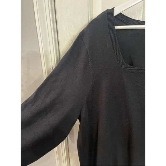 JG Hook Black Short Sleeve Square Neck Classic Sweater sz 3X NWT - Picture 4 of 6